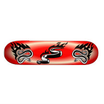 Diseño animal de la serpiente tabla de patinar