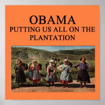 diseño anti de la plantación de obama impresiones