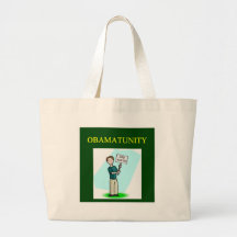 Diseño anti de OBAMUNISM Barack Obama Bolsas