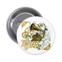 Diseño apenado de Steampunk de la mirada Pin