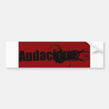 diseño audaz 3 pegatina de parachoque