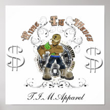Diseño aumentado hombres de TIM, T.I.M.Apparel Poster