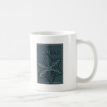 Diseño azul de Mitzvah de la barra del trullo Taza