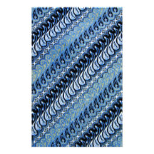 Diseño azul impresionante del modelo rayado papeleria