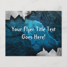 Diseño azul y de plata del metal/de la piedra del  tarjeta publicitaria