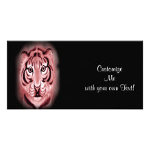 Diseño *Baby del retrato de Cub* del tigre Tarjeta Fotografica Personalizada