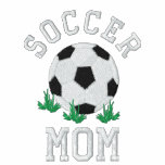 Diseño bordado de la mamá del fútbol