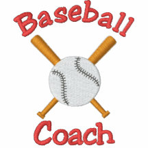 Diseño bordado entrenador de béisbol chaquetas bordadas