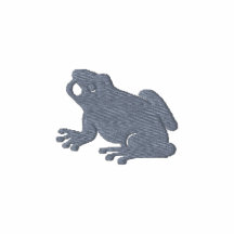 Diseño bordado rana polo