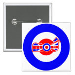 Diseño británico de la vespa de la MOD Pin