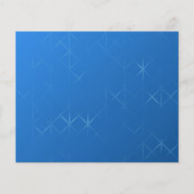 Diseño brumoso azul del extracto de la rejilla flyer a todo color