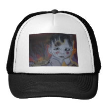 Diseño caido del gorra de la inocencia