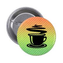 Diseño caliente del café pins