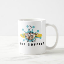 diseño caliente retro del café, diseño caliente re tazas de café