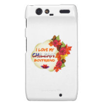 Diseño chileno del novio droid RAZR fundas