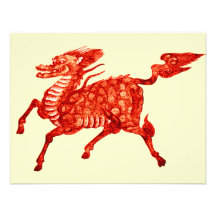 Diseño chino *Mythical del dragón de Beast* Anuncio