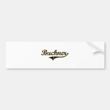 Diseño clásico de Buckner Missouri Etiqueta De Parachoque