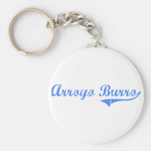 Diseño clásico de California del Burro del Arroyo Llavero Personalizado