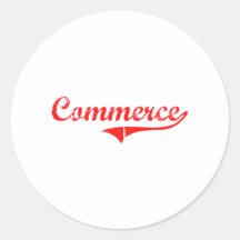 Diseño clásico de Georgia del comercio Pegatinas