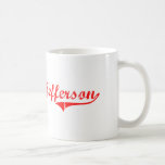Diseño clásico de Jefferson Georgia Tazas
