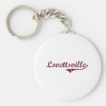 Diseño clásico de Lovettsville Virginia Llaveros Personalizados