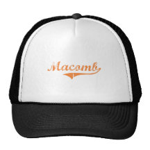 Diseño clásico de Macomb Illinois Gorros