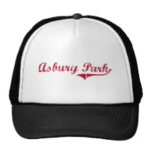 Diseño clásico de New Jersey del parque de Asbury Gorra