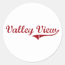 Diseño clásico de Ohio de la opinión del valle Pegatinas