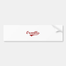 Diseño clásico de Oroville California Pegatina De Parachoque