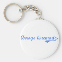 Diseño clásico de Quemado California del Arroyo Llavero Personalizado