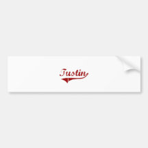 Diseño clásico de Tustin California Pegatina De Parachoque