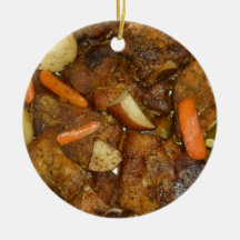 diseño cocido horno de la comida de las patatas de ornato