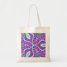 Diseño colorido del caleidoscopio bolsas