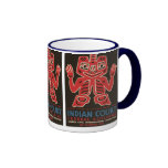 Diseño combinado de los indios del Haida Taza