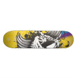 diseño con alas grunge de jay del dee del arco iri patines 