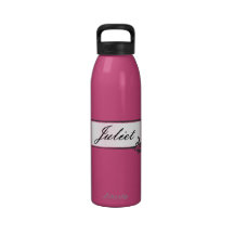 Diseño conocido de encargo elegante botellas de agua reutilizables
