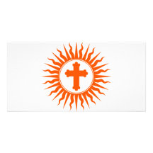 Diseño cruzado espiritual tarjetas personales