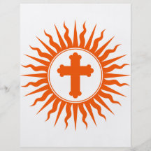 Diseño cruzado espiritual tarjetas publicitarias
