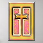 DISEÑO CRUZADO RETRO POSTERS