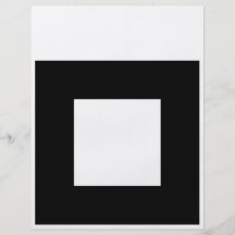 Diseño cuadrado blanco y negro tarjetones