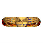 Diseño de bloques del juguete del nombre del fuego patines personalizados