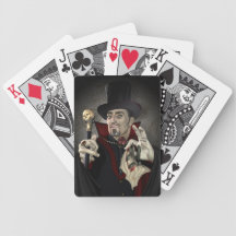 Diseño de Drácula de la cuenta Barajas De Cartas