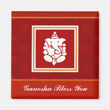 Diseño de Ganesha de dios Imanes Para Frigoríficos