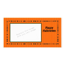 Diseño de Halloween con las estrellas Tarjetas Personales Con Fotos