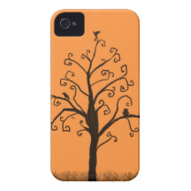 Diseño de Halloween iPhone 4 Case-Mate Cárcasas