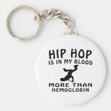 Diseño de Hip Hop Llavero Personalizado