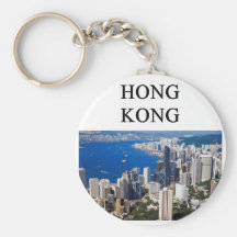 diseño de Hong-Kong Llaveros Personalizados