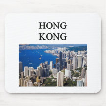 diseño de Hong-Kong Tapete De Ratón