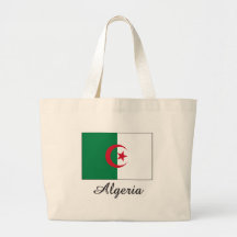 Diseño de la bandera de Argelia Bolsa Lienzo