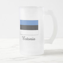 Diseño de la bandera de Estonia Tazas